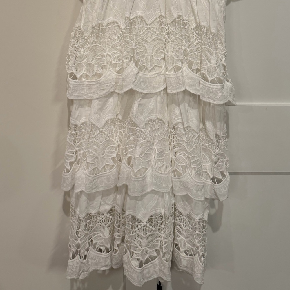 FARM RIO Off White Richelieu Midi Dress NWT's Size Small‎ - Picture 4 of 14